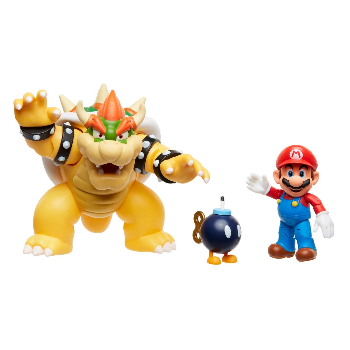 Playset Con Figura 6 Cm Browser Vs Mario Super Mario Nintendo